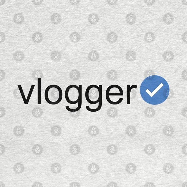 Verified Vlogger (Black Text) by inotyler